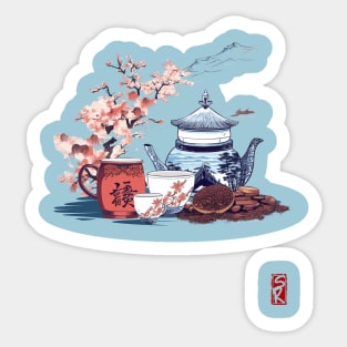 Tea time Sticker